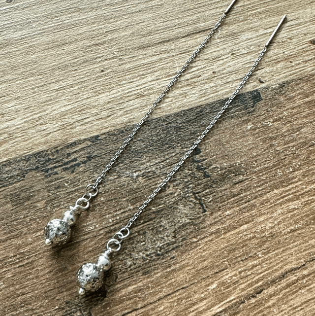 Silver Plated Threader Earrings
