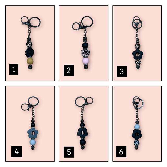 Gunmetal key rings