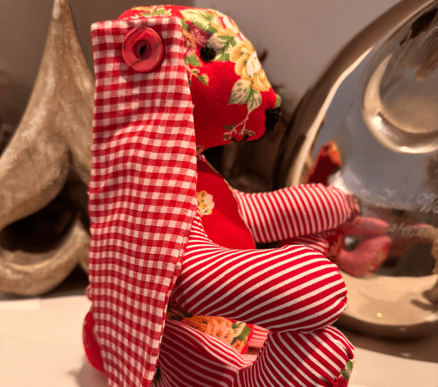 Red Flower Bunny