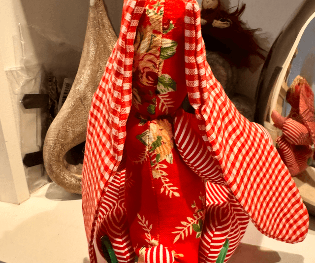 Red Flower Bunny