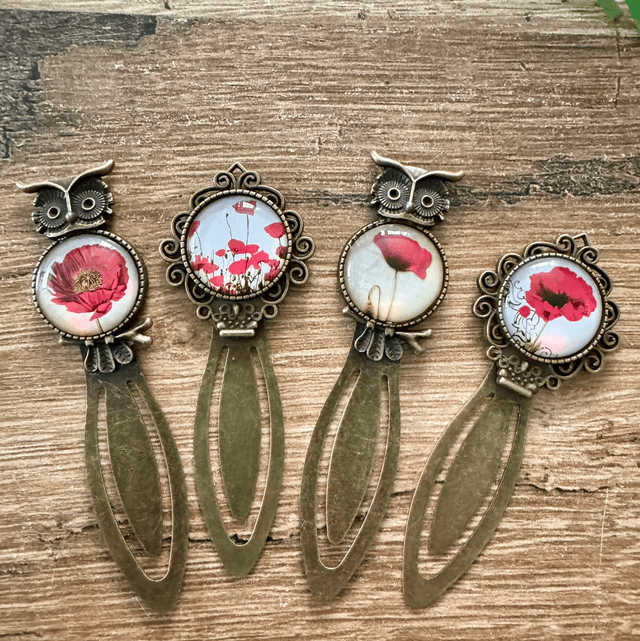 Poppy bookmarks