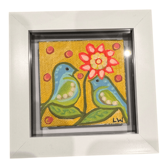 Original artwork. Two birds. 