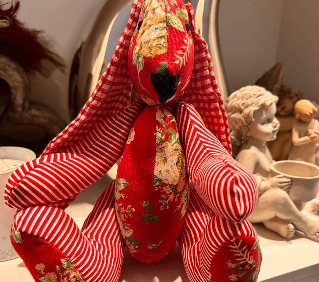 Red Flower Bunny