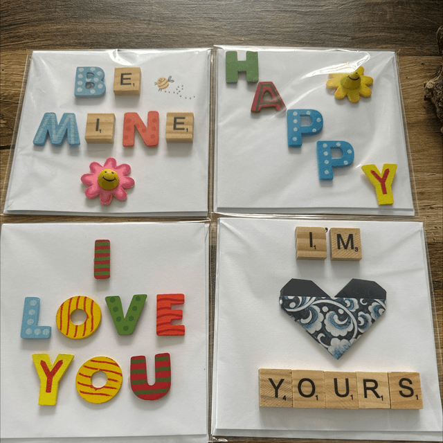 Scrabble Greeting Cards