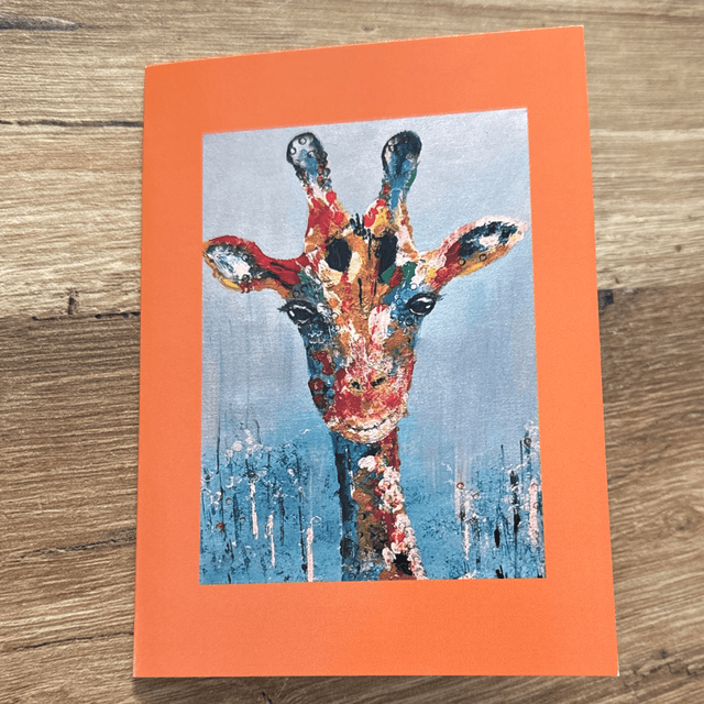 Giraffe Greeting Card